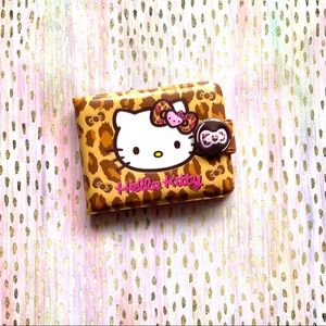 Vintage Hello Kitty Leopard Vinyl Wallet